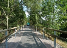 Radweggeländer entlang der ehemaligen Bahntrasse Zeitz - Camburg (170m)